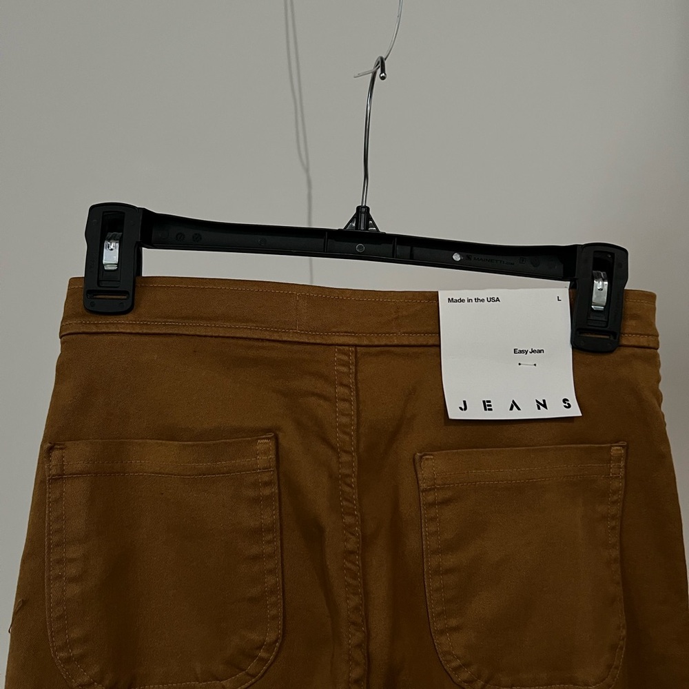american apparel brown easy jean size large - Picture 3 of 3
